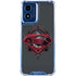 DC Comics Superman Grey Eye Collage Moto G 5G (2024) Clear Case